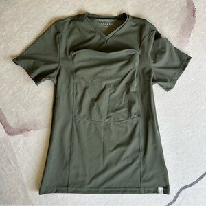 Lalabu Dad Shirt, Postpartum Baby Wearing Shirt, Green, Large